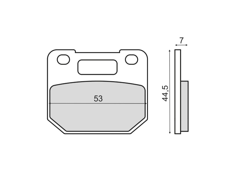 Placute de frana RMS 225103083