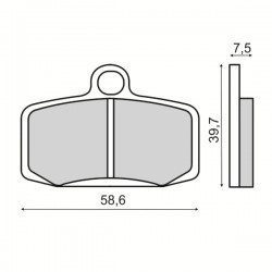 Placute de frana RMS 225103543 fata Placute de frana RMS 225103543 fata