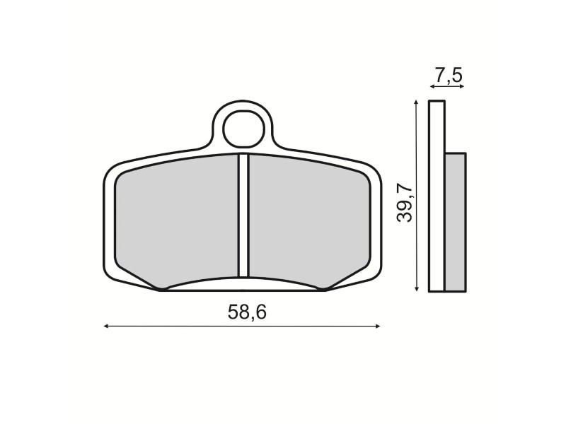 Placute de frana RMS 225103543 fata Placute de frana RMS 225103543 fata