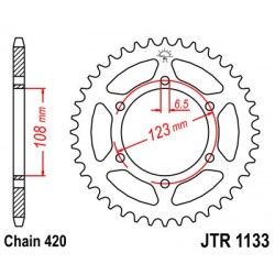 Foaie spate JT JTR 1133-59 59T, 420 Foaie spate JT JTR 1133-59 59T, 420