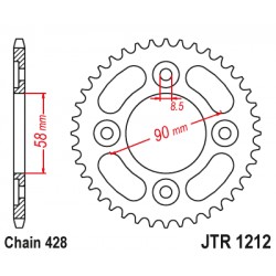 Foaie spate JT JTR 1212-35 35T, 428 Foaie spate JT JTR 1212-35 35T, 428