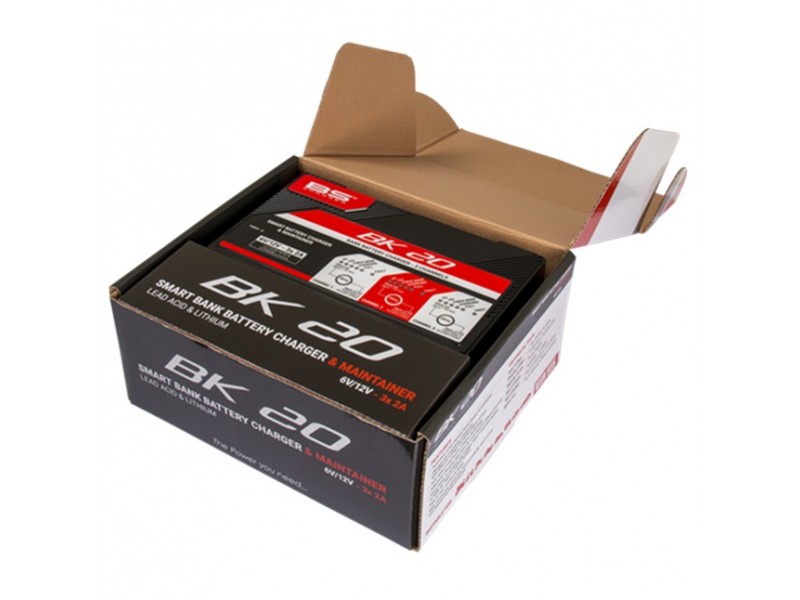 3 channels bank BS-BATTERY BK20 (suitable also for Lithium) 12V 2A 3 channels bank BS-BATTERY BK20 (suitable also for Lithium) 12V 2A