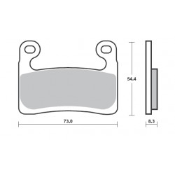 Placute de frana BREMBO 07GR90SA Placute de frana BREMBO 07GR90SA