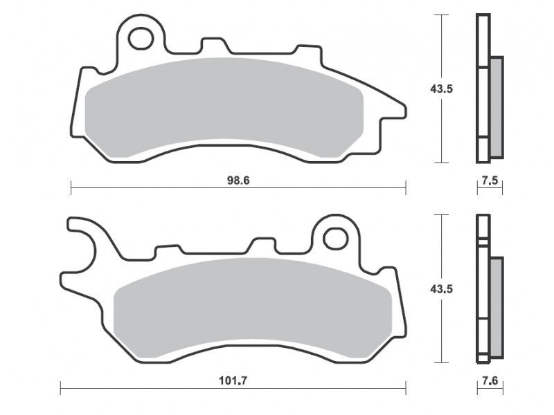 Placute de frana BREMBO 7118 CC SCOOTER Placute de frana BREMBO 7118 CC SCOOTER