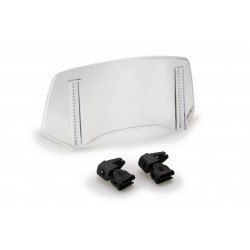 Multiadjustable visor PUIG 2.0 20764W clip-on transparent Multiadjustable visor PUIG 2.0 20764W clip-on transparent