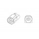 Connector leads PUIG MODELS KAWASAKI 3703N Negru Connector leads PUIG MODELS KAWASAKI 3703N Negru