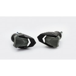 Frame sliders PUIG R19 20450N Negru black with grey rubber Frame sliders PUIG R19 20450N Negru black with grey rubber