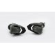 Frame sliders PUIG R19 20450N Negru black with grey rubber