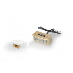 Licence support light PUIG FLASH 4136O auriu alu with LEDs Licence support light PUIG FLASH 4136O auriu alu with LEDs