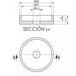 Mirror adaptor PUIG 3159N Negru bar end Mirror adaptor PUIG 3159N Negru bar end