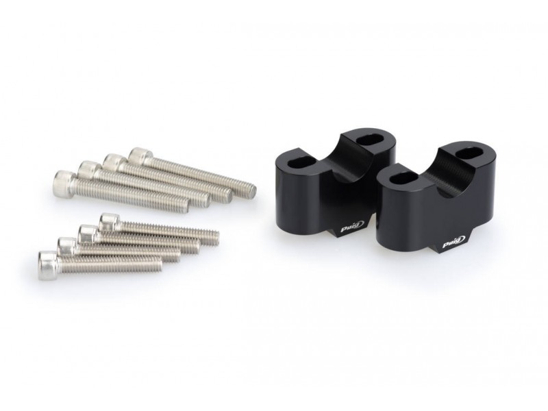 Risers PUIG 3672N Negru height 30mm, d 22mm