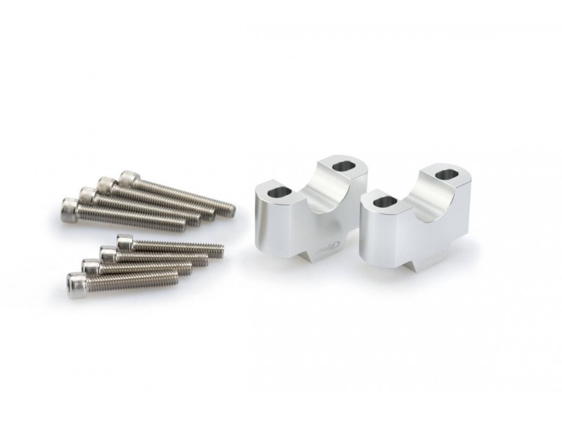 Risers PUIG 3741P argintiu height 30mm, d 29mm