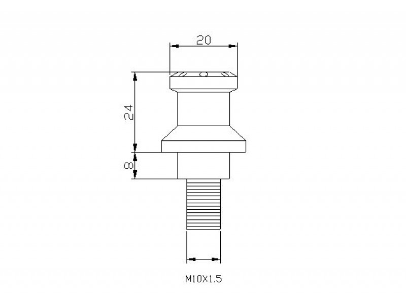 Spools PUIG 5988P argintiu M10/150 Spools PUIG 5988P argintiu M10/150