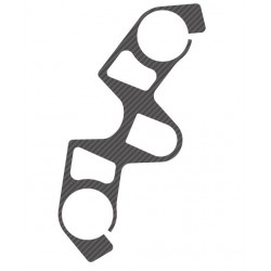 Yoke protector PUIG X-TREME 9110C carbon look Yoke protector PUIG X-TREME 9110C carbon look