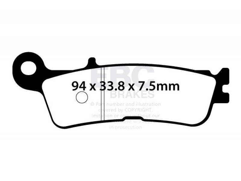 Placute de frana EBC FA755R