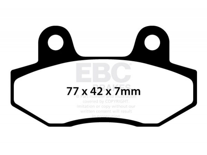 Placute de frana EBC SFAC758 Placute de frana EBC SFAC758