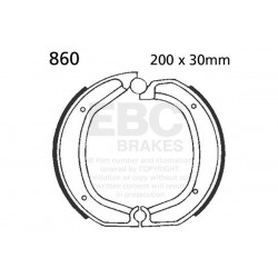 Brake shoe set EBC 860 Brake shoe set EBC 860