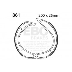 Brake shoe set EBC 861 Brake shoe set EBC 861
