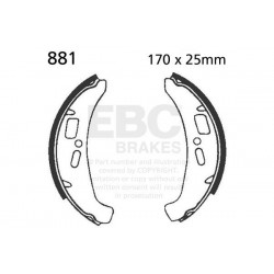 Brake shoe set EBC 881 Brake shoe set EBC 881
