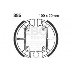 Brake shoe set EBC 886 Brake shoe set EBC 886