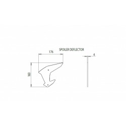 Side spoilers PUIG DOWNFORCE 20832N Negru Side spoilers PUIG DOWNFORCE 20832N Negru