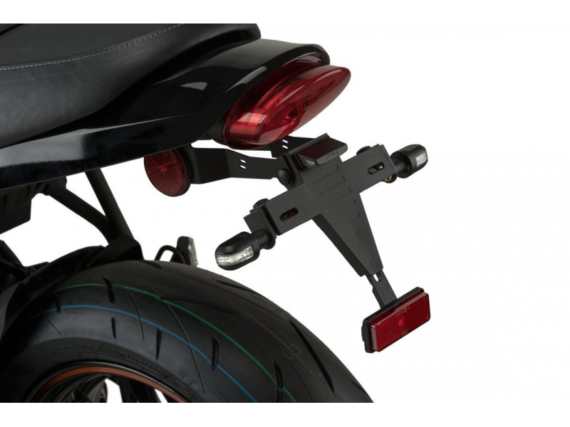 Adjustable license support PUIG 21119N Negru Adjustable license support PUIG 21119N Negru