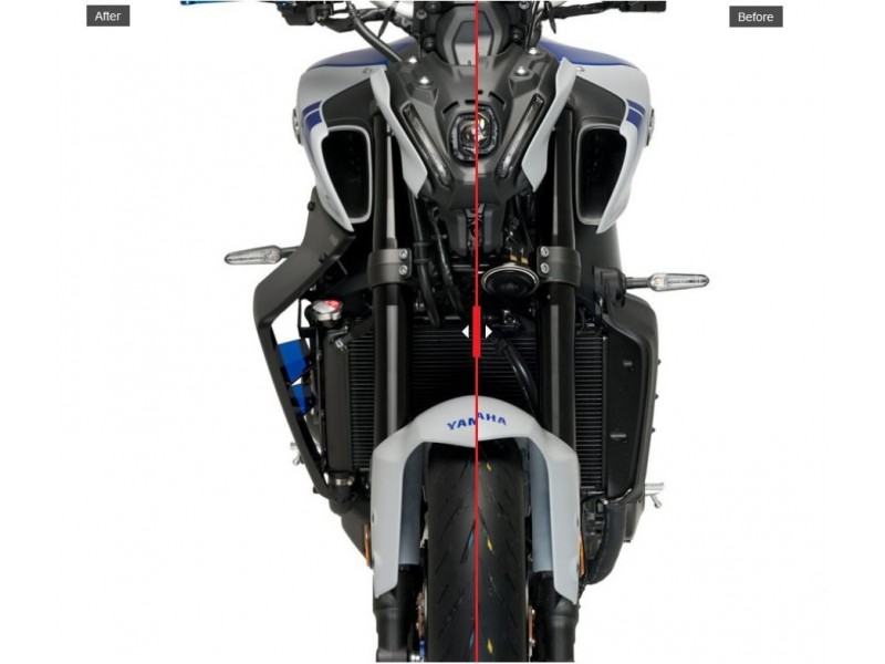 Side spoilers PUIG DOWNFORCE 20647A Albastru