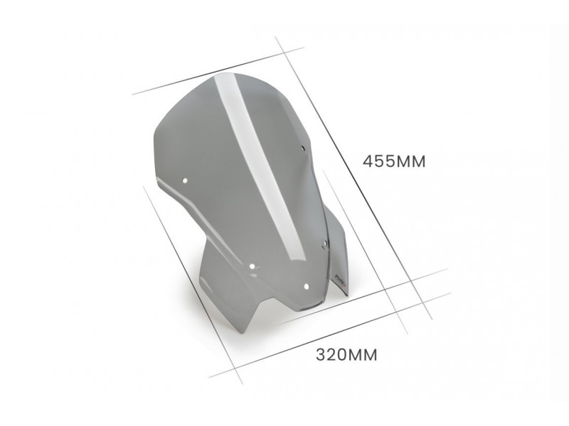 Windshield PUIG NEW. GEN SPORT 20889F dark smoke Windshield PUIG NEW. GEN SPORT 20889F dark smoke