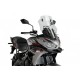 Multiadjustable visor PUIG 2.0 20763W fixed by screws transparent