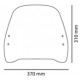 Windshield PUIG TRAFIC 21187W transparent