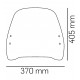 Windshield PUIG URBAN 21188W transparent