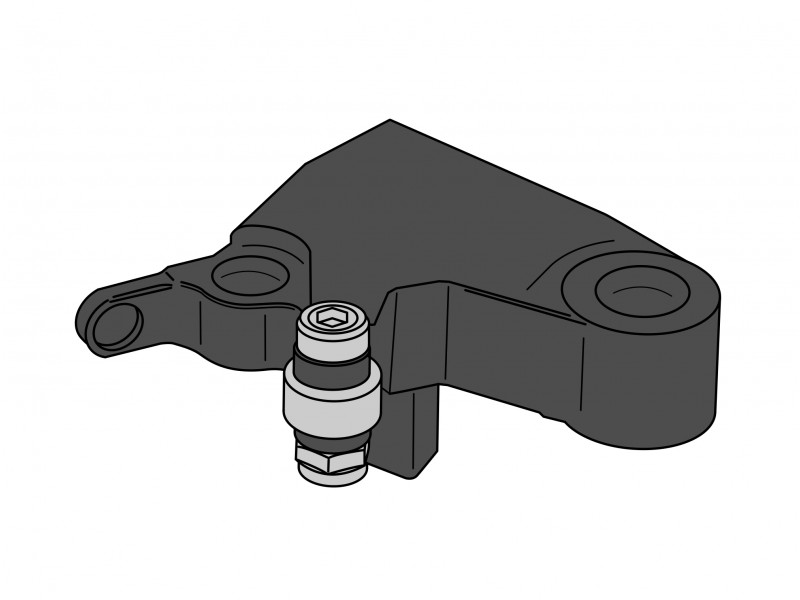 Clutch lever adapter PUIG 20823N Negru Clutch lever adapter PUIG 20823N Negru