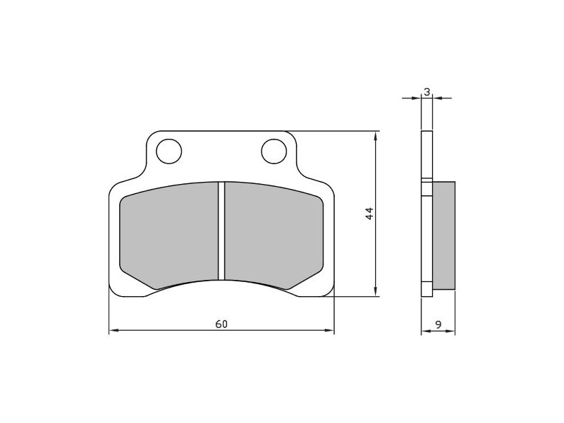 Placute de frana RMS 225103710 fata homologated organic Placute de frana RMS 225103710 fata homologated organic