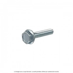 Galvanized hexagonal head screw RMS 121859186 with flange M6X35 Galvanized hexagonal head screw RMS 121859186 with flange M6X35