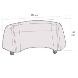 Vizor (Clips NOT INCLUDED!) PUIG 2.0 20765H smoke Vizor (Clips NOT INCLUDED!) PUIG 2.0 20765H smoke
