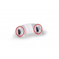 Multi-adjustable mechanism PUIG 2.0 20767N pair, black clip-on Multi-adjustable mechanism PUIG 2.0 20767N pair, black clip-on