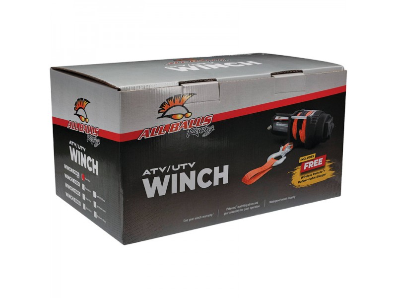 Winch All Balls Racing AB 3500LB 431-01022 2-Bolt