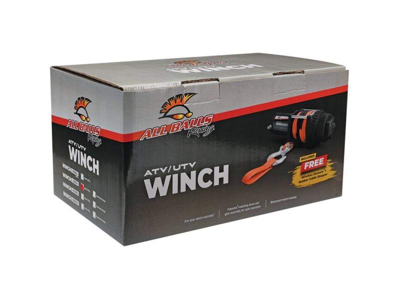 Winch All Balls Racing AB 3500LB 431-01023 4-Bolt