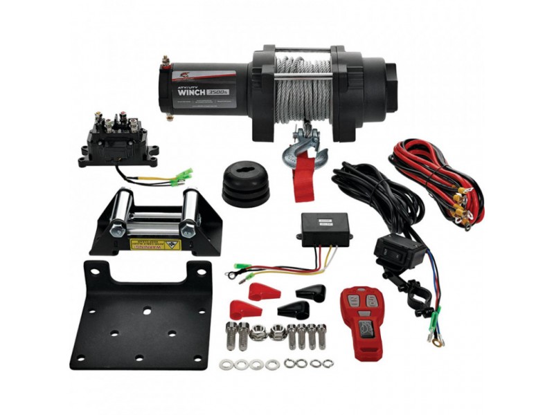 Winch All Balls Racing AB 3500LB 431-01023 4-Bolt