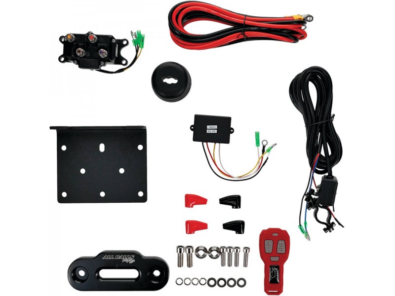 Winch All Balls Racing AB 3500LB 431-01024 4-Bolt synthetic