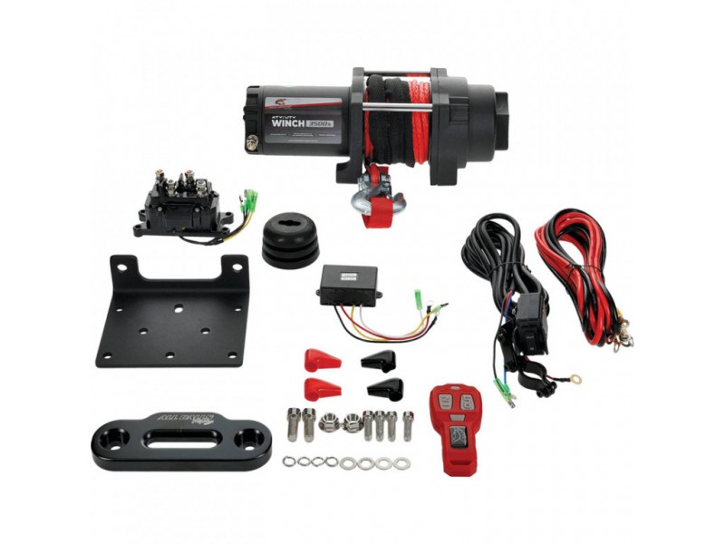 Winch All Balls Racing AB 3500LB 431-01024 4-Bolt synthetic