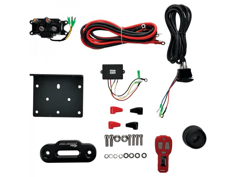 Winch All Balls Racing AB 4500LB 431-01026 4-Bolt synthetic