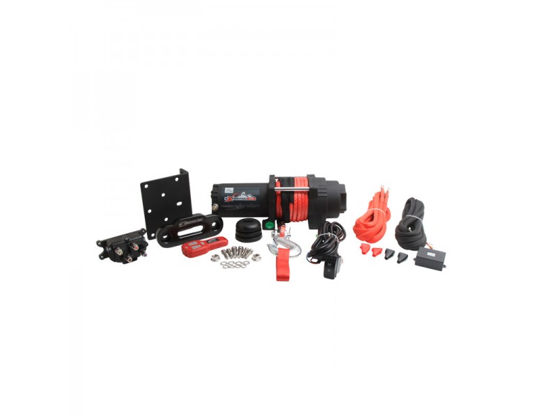 Winch All Balls Racing AB 6000LB 431-01026 4-Bolt synthetic