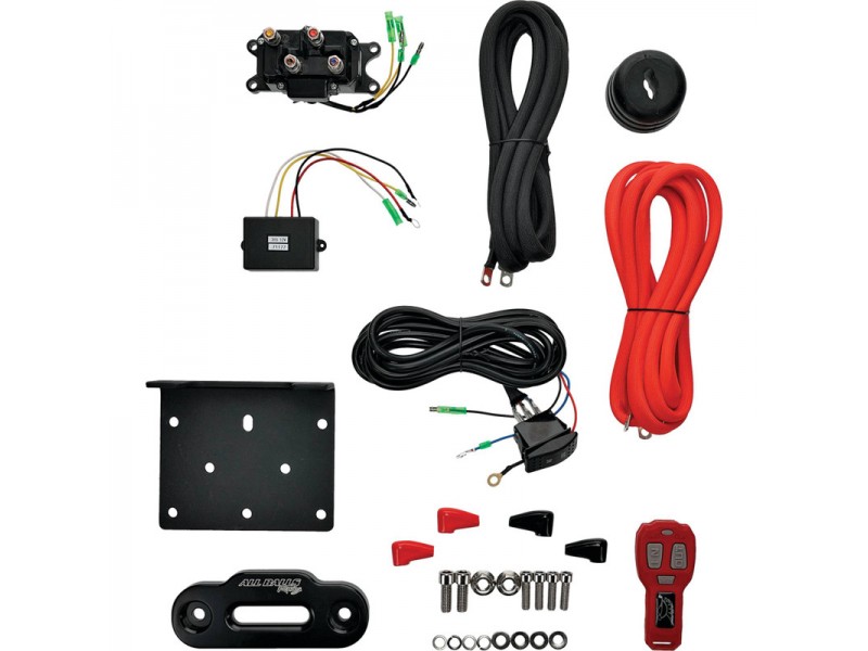 Winch All Balls Racing AB 6000LB 431-01026 4-Bolt synthetic