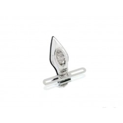 Stop light CUSTOMACCES FLAMA PL0001J inox with LEDS and with license plate support Stop light CUSTOMACCES FLAMA PL0001J inox with LEDS and with license plate support
