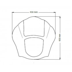 Semifairing CUSTOMACCES JAX CUP009H smoke Semifairing CUSTOMACCES JAX CUP009H smoke