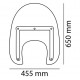 Windshield CUSTOMACCES AMERICA I CA0006W transparent Windshield CUSTOMACCES AMERICA I CA0006W transparent