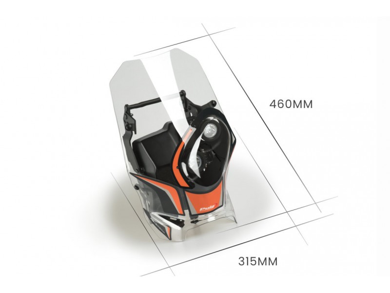 Semifairing PUIG RALLY 20507W transparent