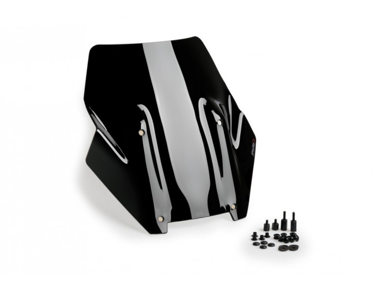 Windscreen PUIG SPORT 20841N Negru
