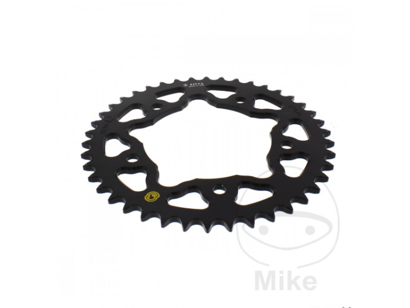 Foaie spate JMT aluminium black 42T, for 520 chain Foaie spate JMT aluminium black 42T, for 520 chain